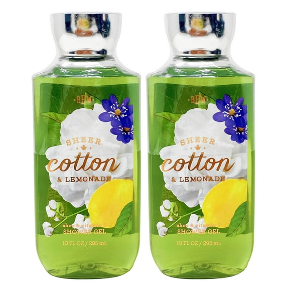Bath & Body Works Sheer Cotton & Lemonade - 2 pack of Shower Gel