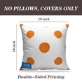 thumbnail image 2 of LALILO Throw Pillow Covers Watercolor Orange Polka Dots Watercolour Fruit Cushion Cover 18" x 18", 2 Pack, 2 of 6