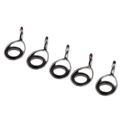 harayaa 2x5pcs Fishing Rod Eyes SIC Ring Spinning Rod Guides Line Rings 6mm
