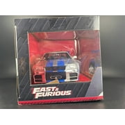 Jada Toys 1:24 Fast & Furious 02 Nissan Skyline GT-R Car Play Vehicle.