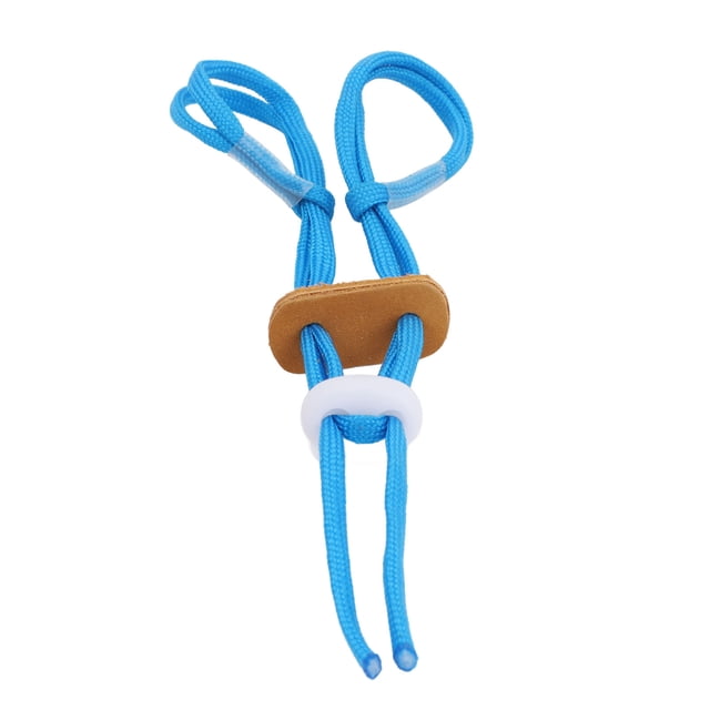 Archery Bow Hand Rope, Drop Proof Secure Grip Enhanced Accuracy Comfortable Archery Finger Sling for Training Blue