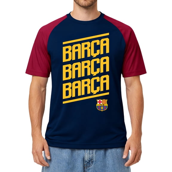 Icon Sports FC Barcelona Boys Training Class T-Shirt Navy