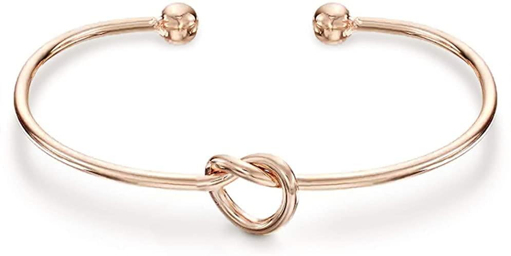 Details 162+ rose gold knot bracelet best