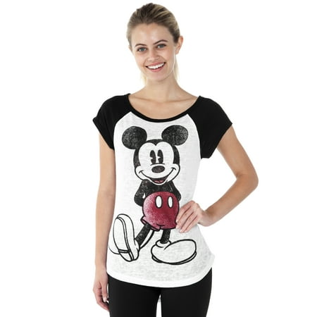 Juniors Mickey Mouse Classic Knit Shirt Top
