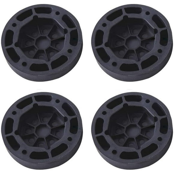 shiyou-4 Pcs Anti Vibration Reduce Noise Pad for Washer Dryer Stacked Washer & Dryer Unit Washing Machine Dryer Machine Clearance Foot Pad and Suction Cup 1cm Heigher CA