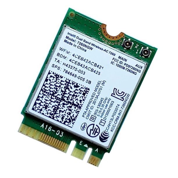 Tarjeta de red inalámbrica de 1200M Módulo adaptador NGFF M.2 2.4G 5G compatible con Bluetooth
