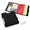 Black-1in (Letter Size), variant on 2 Inch 3 Ring Binder Organizer With Zipper Pouch Purple Linen Clipboards Portfolio (8.5" X 11") 5 Plastic Folders 10 Pockets Hard
