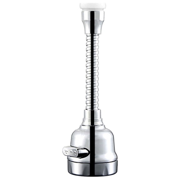 MERILER Stainless Steel Kitchen Faucet Extender - Water-Saving, Multi-Angle, and Easy-to-Install with 3 Spray Options
