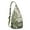 Olive-green, variant on Artistic Ethnic Sling Backpack - Vintage-Inspired Paisley Pattern, Lightweight Anti-Theft Daypack