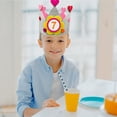 thumbnail image 4 of Corona de lentejuelas con purpurina para mascotas y bebés, sombrero de fiesta de cumpleaños, corona de tiara con flores para accesorios fotográficos, 4 of 8
