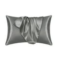 thumbnail image 2 of Under$1 2Pack Satin Silk Pillow Cases Pillowcase For Hair And Skin, Pillowcases Standard Size Set Of 2, And Soft Satin Pillowcovers 2 Pack (20x30 Inches), 2 of 8
