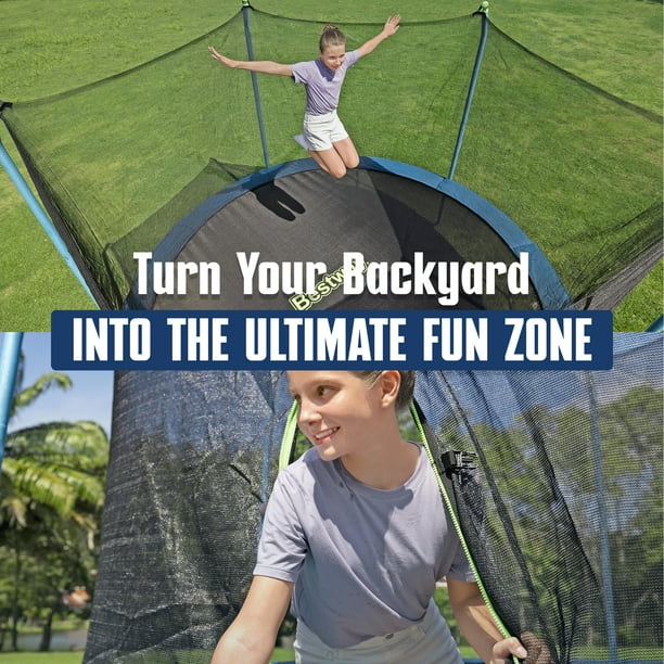 Bestway Xtreme Air 12 ft Trampoline for Kids & Adults, No-Gap
