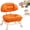 A, variant on Rolling Low Stool with Backrest Low Rolling Stool with Back Support Wheels Thickened Seat Cushion Soft Padding Ergonomic Backrest Chair for Home and Office Use(B)