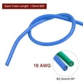 thumbnail image 2 of 18 Calibre Silicona Cable 18AWG Eléctrico Cable Trenzado Cable Flexible Estañado Cobre Cable Alta Temperatura Conexión Cable Azul y Verde 1,5 m/4,92 Pies 2uds, 2 of 7