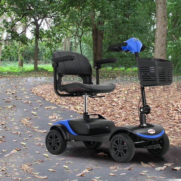 4 Wheel Mobility Scooter, Heavy Duty Electric Motorized Scooters for Seniors, Long Travel