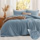 thumbnail image 5 of Juego de edredón Bedsure Twin Mineral Blue con 1 funda de almohada, 5 of 8