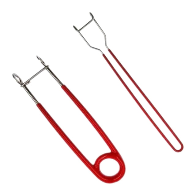 koolsoo Mouth Spreader Gifts for Lover Hook Remover Versatile Frog Remover Red