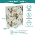 thumbnail image 6 of ALAZA Highland Cattle Hardcover 3 Ring Binder 1.5" Round Rings Interior Pockets Binders Organizer 1 Pack, 6 of 9