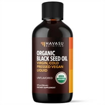 Havasu Organic Cold-Pressed Black Seed Oil Liquid Supplement, Unflavored, 8 fl oz