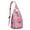 Pink-4, variant on Journey Friendly Sling Backpack - Lightweight Waterproof Shoulder Bag for Travel, Commute & Daily Adventures