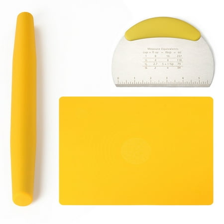 

Younar Baking Supplies Set with Dough Roller Pastry Cutter Kneading Mat