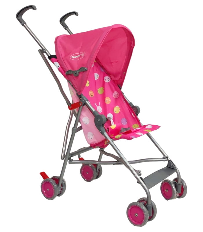 Carriola de baston NONI compacta frenos arnes 8 llantas Rosa Walmart en linea