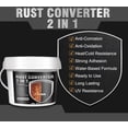 thumbnail image 4 of 36oz 2-in-1 Rust Converter  & Metal Primer, Black Water-Based Rust Reformer, Ultra Rust Inhibitor & Heat Resistant Anti- Coating for Automotive Chassis, Marine, Railings & Fences, 4 of 6