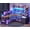 Black + Brown, variant on SEDETA L Shaped Gaming Desk with Hutch & Drawers, 97.6" Convertible 2 Person Office Desk with LED Lights, Corner Computer Desk with Power Strip, Tree Bookshelf, File Cabinet, Black