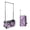 Purple, variant on 26 Inch Rolling Dance Bag with Garment Rack, Wheeled Duffel with 45.3 Inch Hanging Space, Teal, for Dance and Cheer Competitions