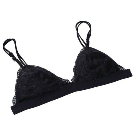 

Morefun Women Lace Bra Seamless Bralette Floral Lace Bustier Sheer Top Lingerie Y6