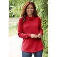 thumbnail image 5 of Woman Within Plus Size Thermal Turtleneck, 5 of 6