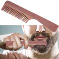 thumbnail image 4 of Peine de peluquería, sándalo, dientes finos y anchos, peine para el cabello de sándalo, peine para barba, diseño de precisión, 4 of 8