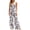 Brown White Blue, variant on Jumpsuits For Women Casual Floral Strapless Jumpsuit Wide Leg Rompers Beach Vacation Clothes Summer Outfits