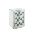 thumbnail image 2 of Newboti Furniture Noralie Mirrored and Faux Diamonds Accent Table 69517, 2 of 5