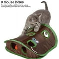 thumbnail image 1 of Pet cat Mouse Hole Toy Pet cat Intelligence Training Toy with Bell 9 Mouse Holes Pet Cat Interactive Toy Cat Intelligence Trainning Toy with Bell Mouse Toys, 1 of 5