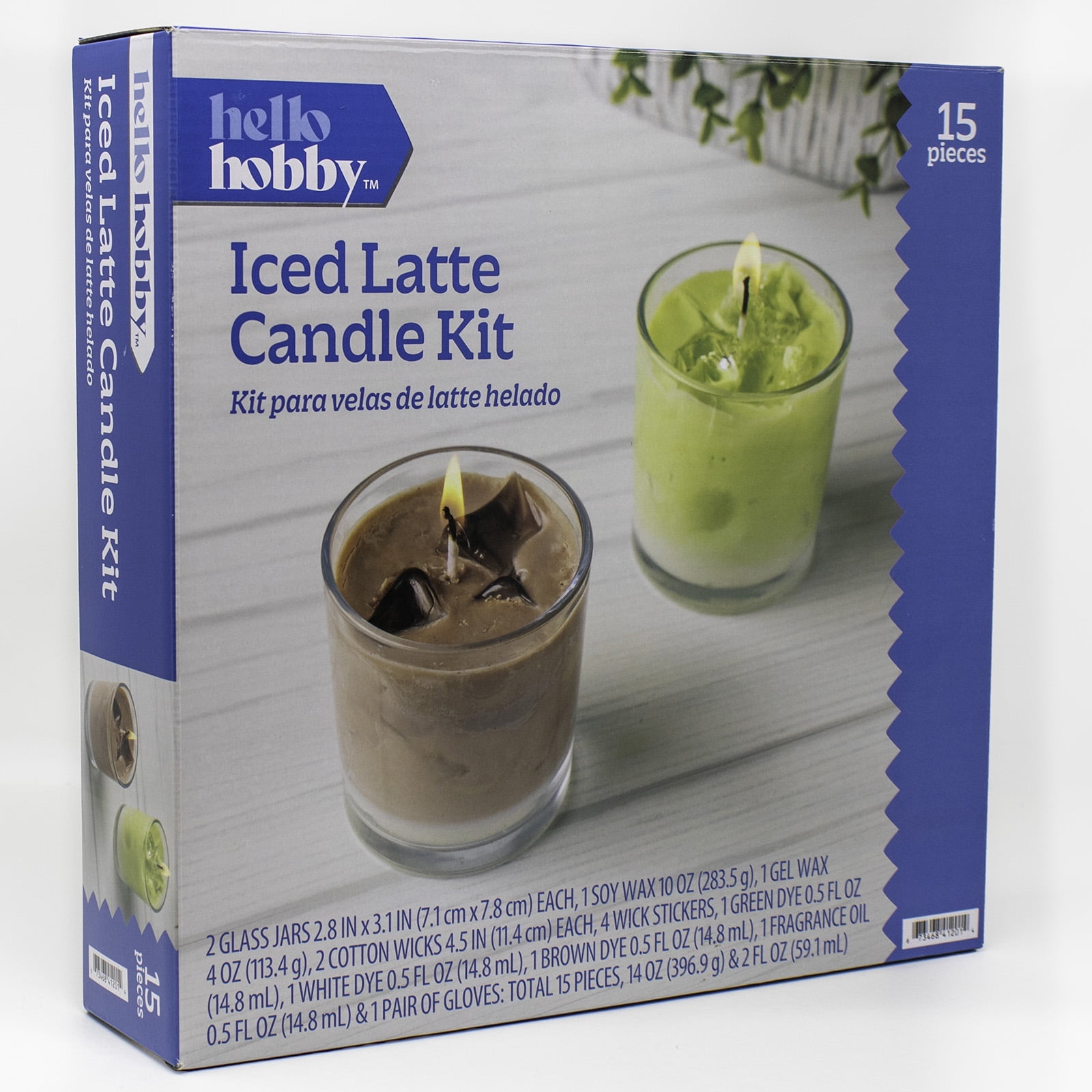 Hello Hobby Make Your Own Iced Latte Candle Kit, Makes Two