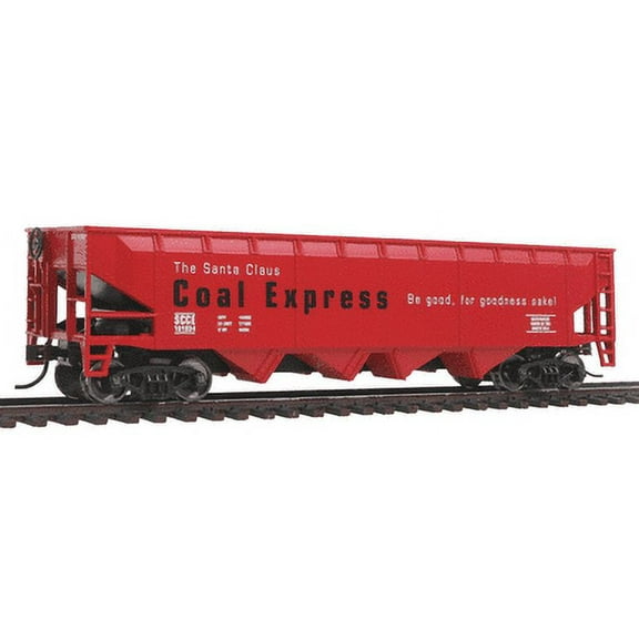 Offset Hopper - Ready to Run -- Santa Claus Coal Express