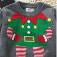 thumbnail image 3 of Girls Sweatshirts Christmas Gift Baby Girl Boy Knit Sweater Blouse Pullover Sweatshirt Infant Toddler Christmas Warm Crewneck Long Sleeve Tops for 18 Months -6 Years Save Big, 3 of 7