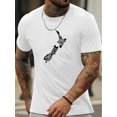 thumbnail image 1 of Men's Summer Fashion T-Shirt with Unique Print Design - Casual Round Neck, Machine Washable, Short sleeves, Round Neck Tees, 1 of 6
