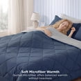 thumbnail image 4 of U by Bedsure King Reversible Comforter Set - 7 Pieces Navy Bedding, Bed in a Bag with Alternative Comforter, Sheets, Pillowcases & Shams, 4 of 7