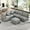 Light Grey, variant on EUROCO 85.4" 5-Seat Sectional Sofa Bed,L-Shaped Sofa Couch with 2 USB Ports, a Movable Ottoman and Chenille Fabric,Modular Sleeper Sofa Couch for Living Room or Apartment,Beige