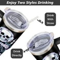 thumbnail image 4 of Game Tumbler with Lid and Straw, 40oz Gamer Water Bottle Cup with Handle, Gaming Travel Coffee Mugs, Birthday Gifts for Gamer Men Boys, 4 of 6