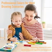 Jupitearth On Sale 12 Ct Tempera Paint Sticks for Kids ,Quick Drying,Smooth,Non-Toxic Washable for Toddlers,Back to School Supplies,Art Supplies