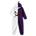 thumbnail image 6 of LILIYA Halloween Jumpsuit, Unisex Hooded Onesie, Color Block Plush Sleepwear with Deep Pockets, Relaxed Fit 1-Piece Bodysuit, Cozy Holiday Loungewear for Couples, 6 of 6