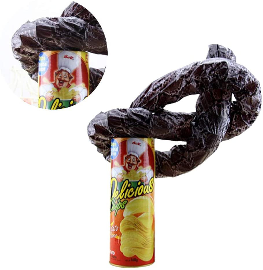 Prank Toy POO  squishy Squeeze Surprise Scare Chips Fool day Snake POP OUT Fake 