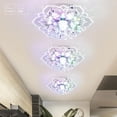 thumbnail image 4 of 20cm 9W Modern Crystal LED Ceiling Light Fixture Hallway Pendant Lamp Chandelier, 4 of 10