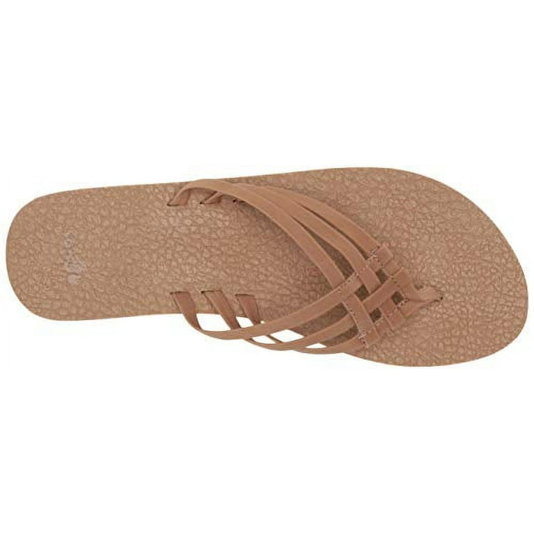 Sanuk Women's Yoga Sandy Sandal, Tobacco Brown, 6 M US - Walmart.com