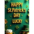thumbnail image 4 of St Patricks Day Lucky Shamrock Clover Decoration Backdrop Display Banner for Irish Festival Party Supplies Photography Props Decor, 4 of 7