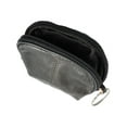 thumbnail image 2 of CTM Leather Compact Zipper Coin Pouch Wallet, 2 of 3