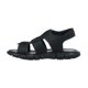 thumbnail image 3 of Sandalias Niños Juvenil Negro Tipo Piel Ajustable Casual negro 25 Incógnita 031B1Z, 3 of 6